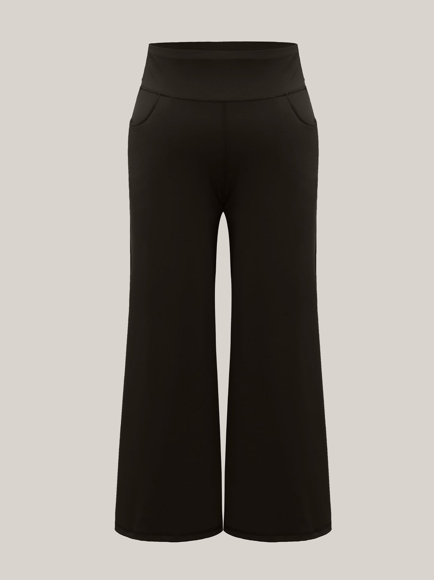 Super Stretchy Wide-Leg Casual Pocket Pants