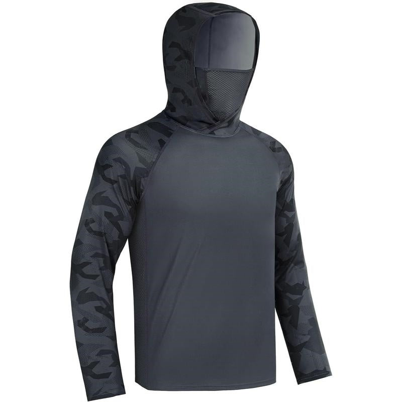UPF 50+ Sun Protection UV Protection Breathable Cool Hoodie with Mask