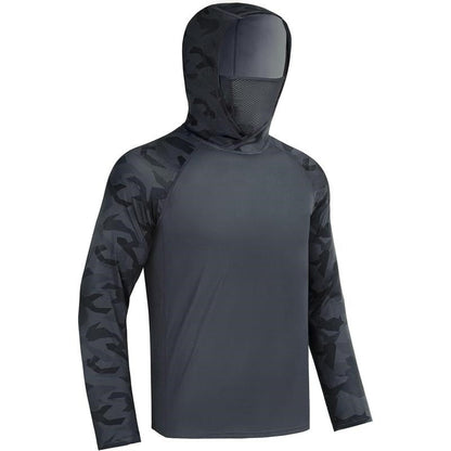 UPF 50+ Sun Protection UV Protection Breathable Cool Hoodie with Mask