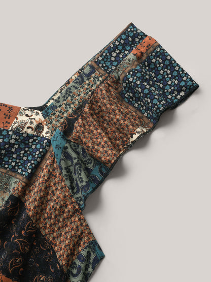 Floral Collage Print Layered Tank Top