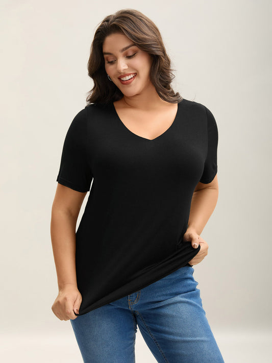 Supersoft Fitted V-Neck T-Shirt