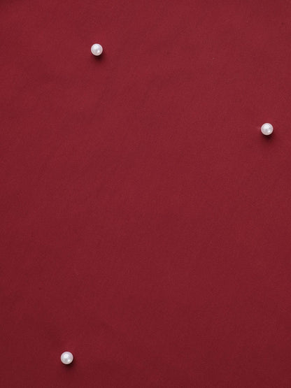 Beaded Embellished Bell Sleeves Blouse