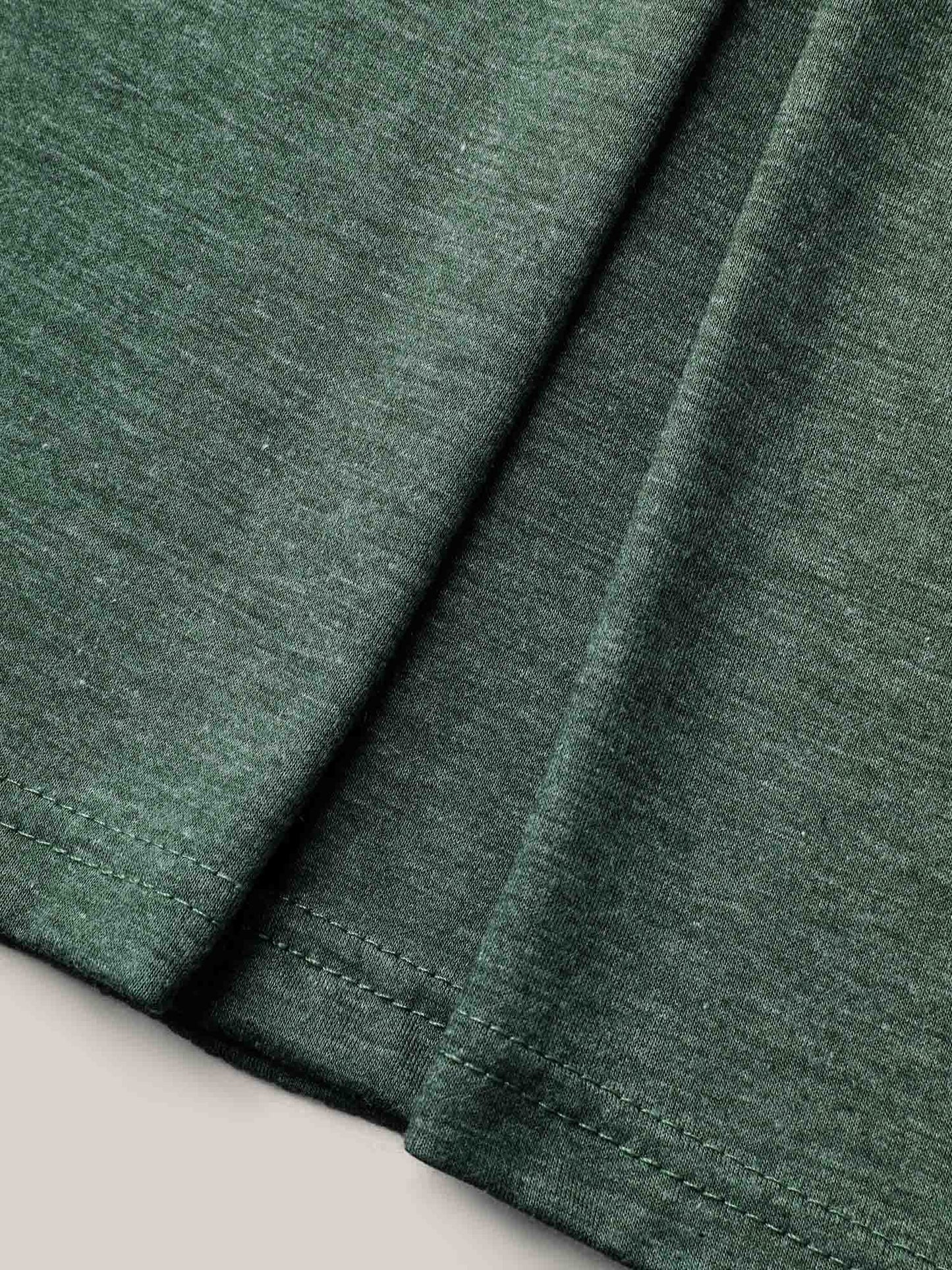 Pleated Plain Half-Sleeve Knit Top