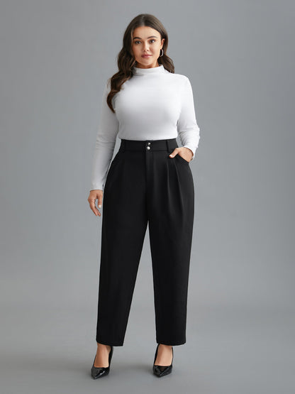 Double Buckle Straight Leg Pants