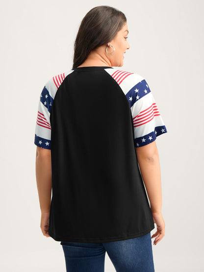 Stars and Stripes Raglan T-Shirt