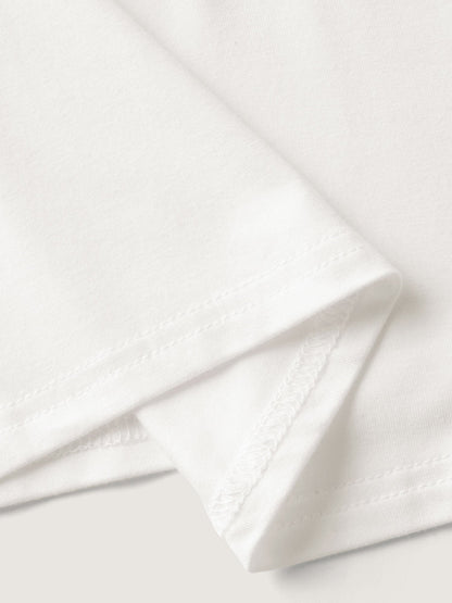 Supersoft Essentials Solid Funnel Neck Knit T-shirt