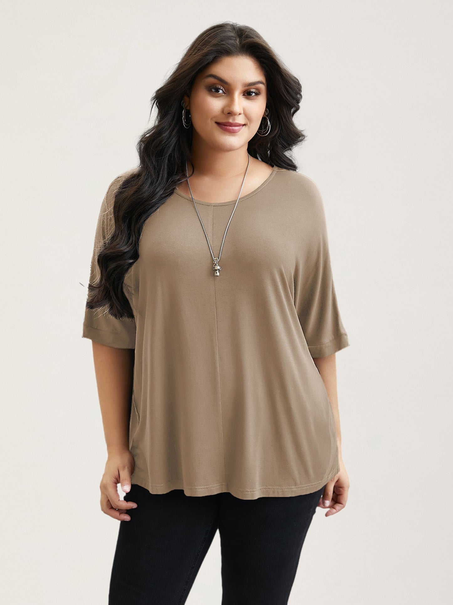 Supersoft Round Neck Plain T-Shirt