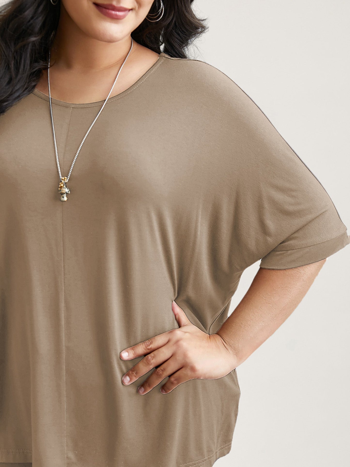 Supersoft Round Neck Plain T-Shirt