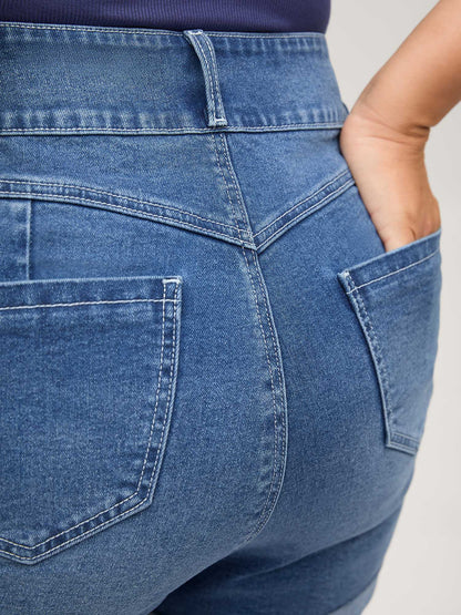Booty-Lifting Cowboy Denim Shorts