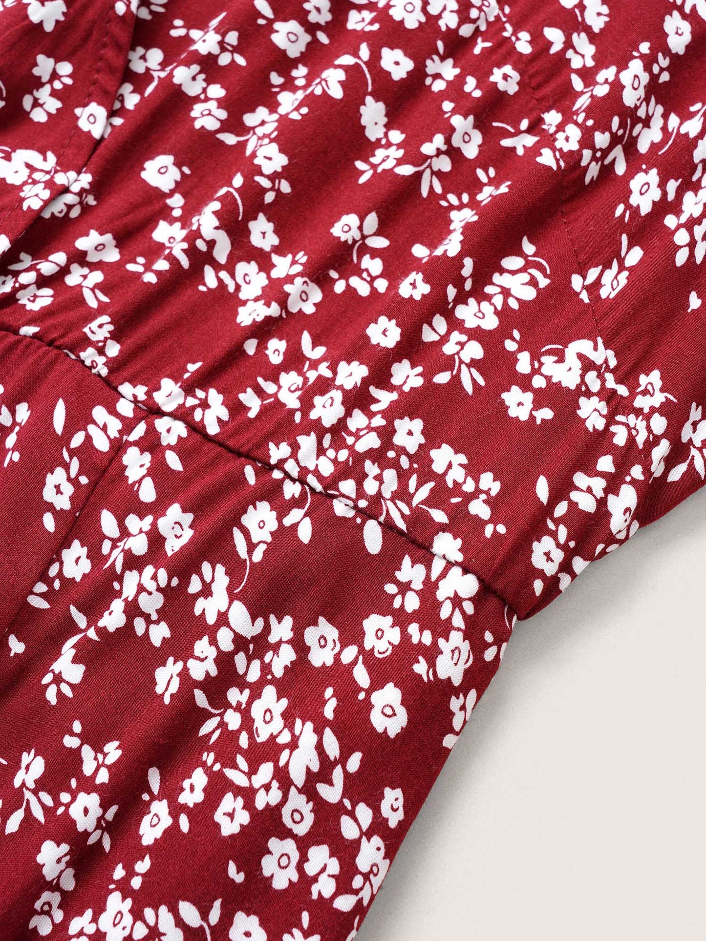 Bloom Dress - Flutter Sleeve Ditsy Floral Pocket Split Maxi Dress