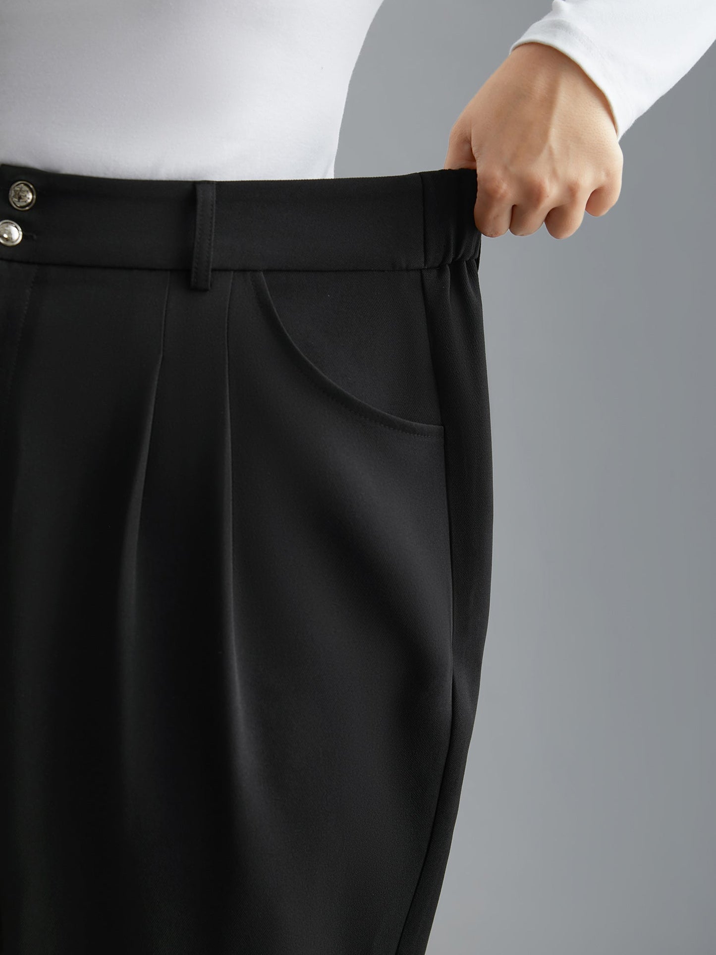 Double Buckle Straight Leg Pants