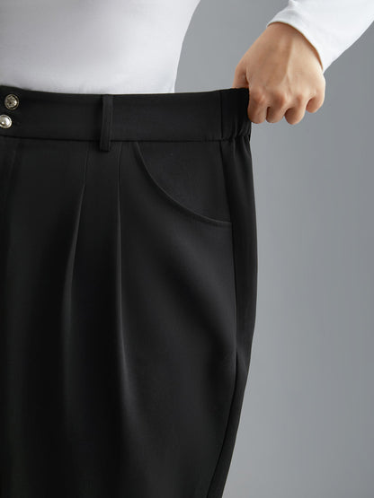 Double Buckle Straight Leg Pants