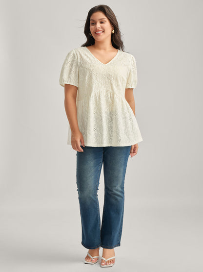 Back Bow Tie Textured Top