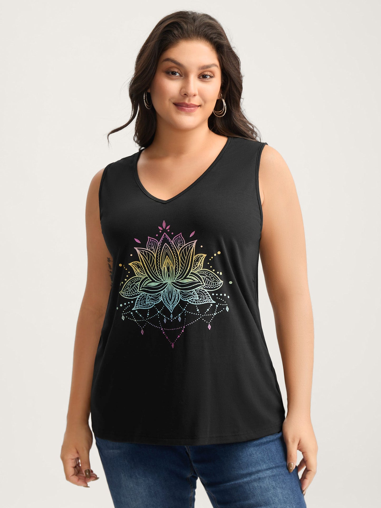Calming Vibes Solid Tank Top