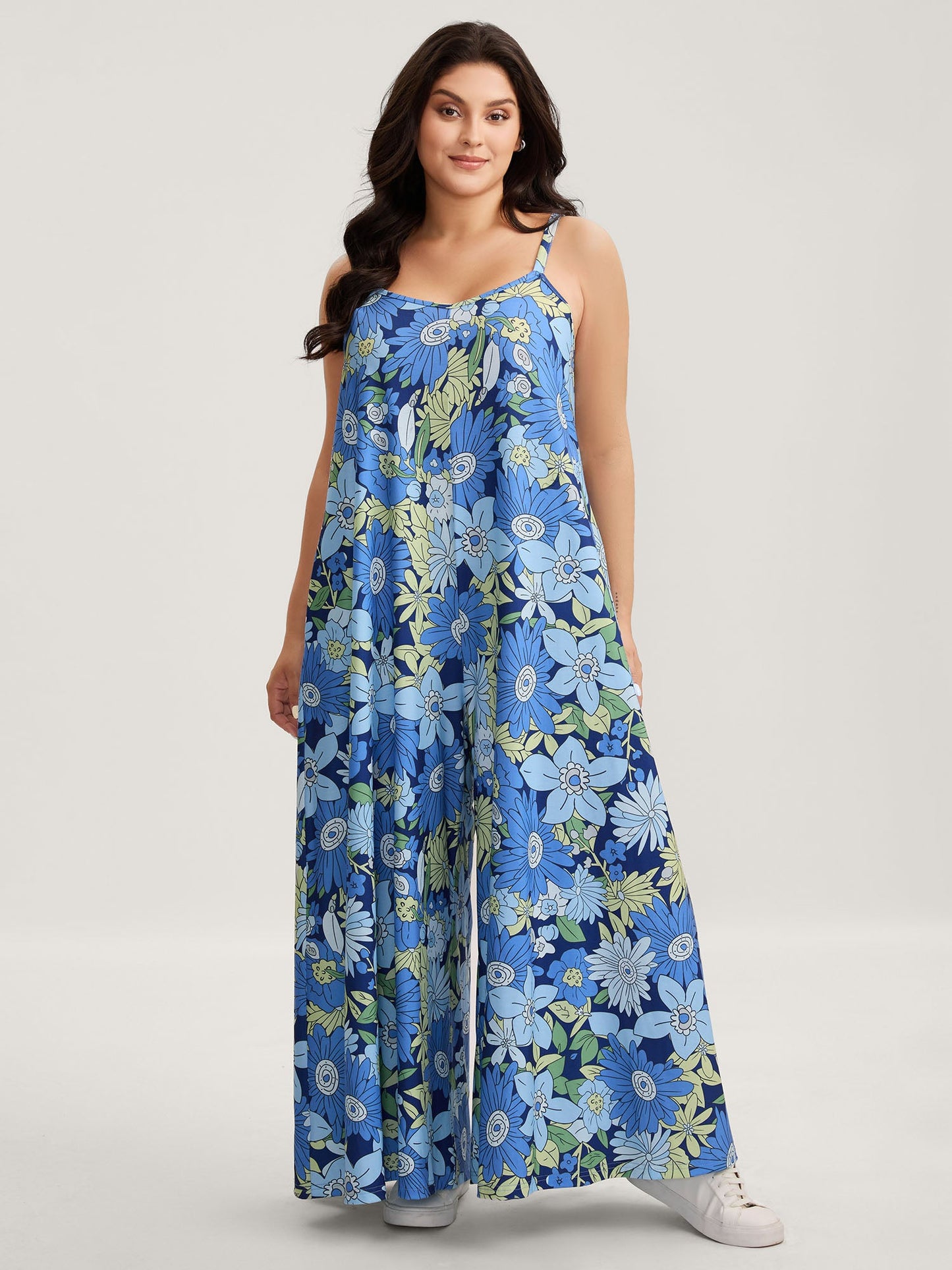 Vivid Groove Stretchy Adjustable Jumpsuit