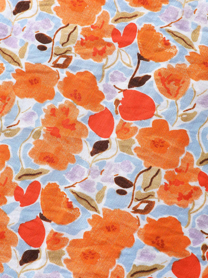 In Full Bloom Mock Neck Shirt