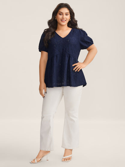 Back Bow Tie Textured Top