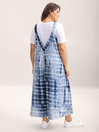 Supersoft Tie-Dye Backless Jumpsuit