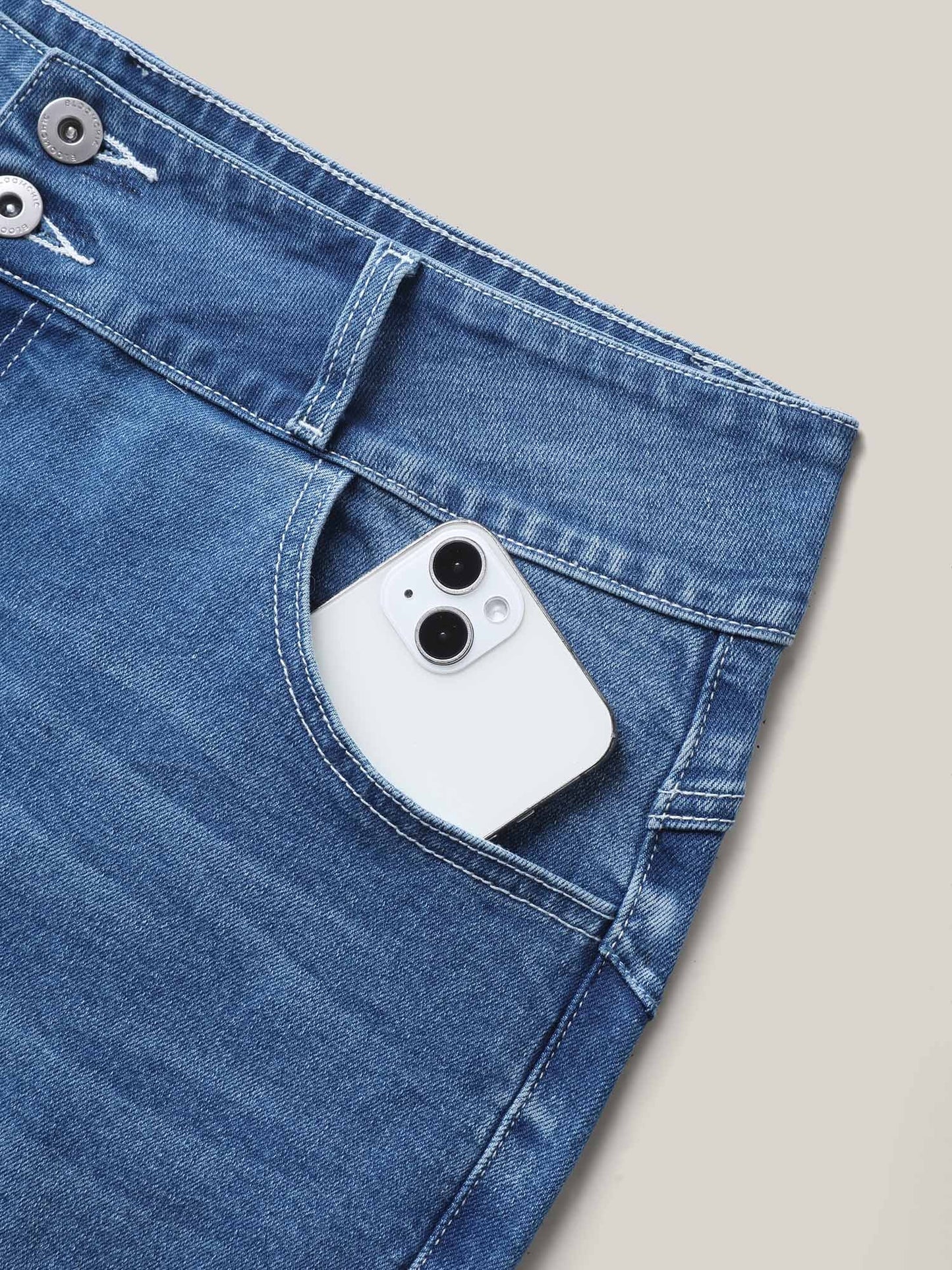 Booty-Lifting Cowboy Denim Shorts