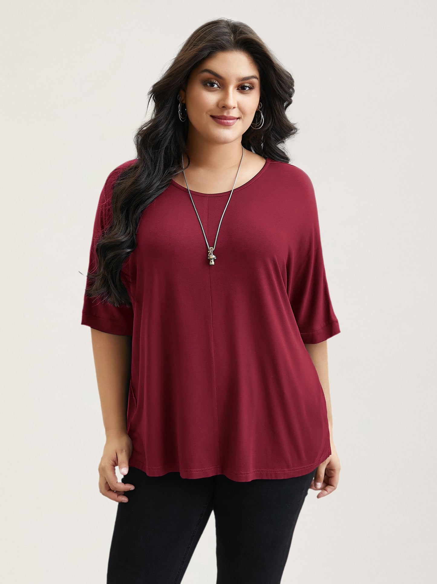 Supersoft Round Neck Plain T-Shirt