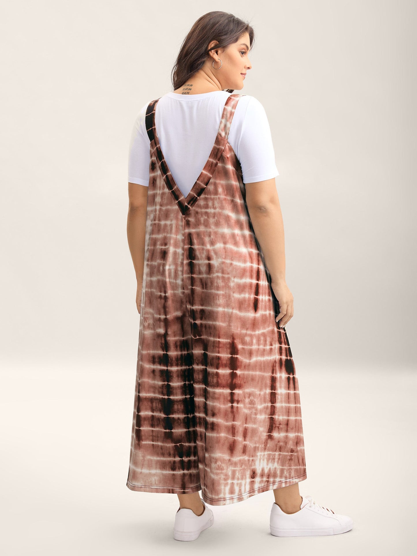 Supersoft Tie-Dye Backless Jumpsuit