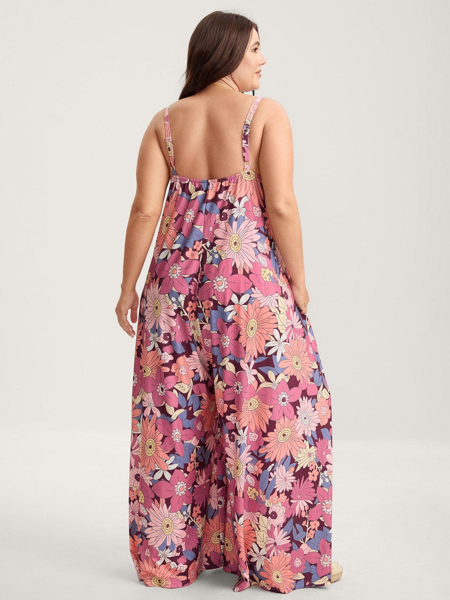 Vivid Groove Stretchy Adjustable Jumpsuit