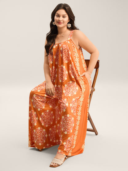 Sunkissed Stretchy Adjustable Strap Jumpsuit