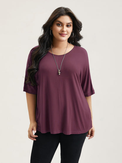 Supersoft Round Neck Plain T-Shirt