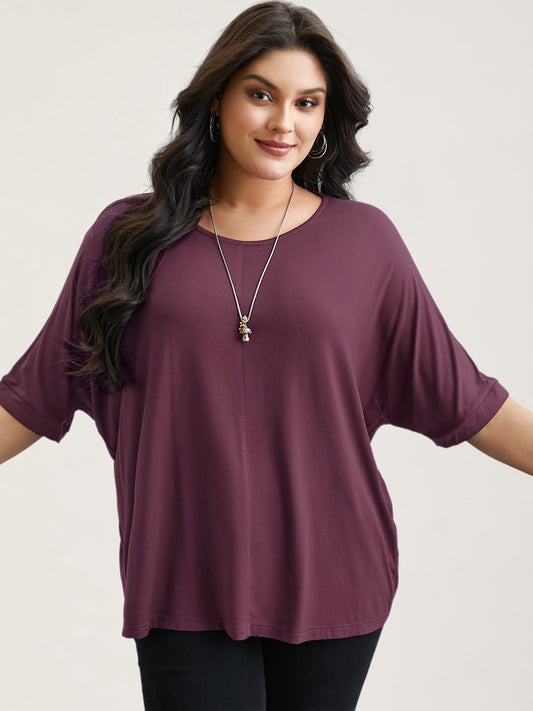 Supersoft Round Neck Plain T-Shirt