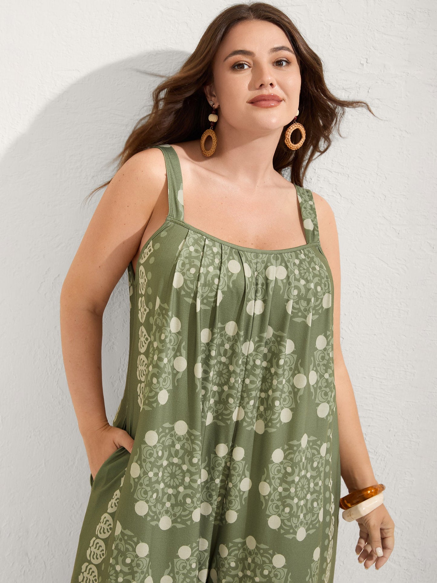 Sunkissed Stretchy Adjustable Strap Jumpsuit