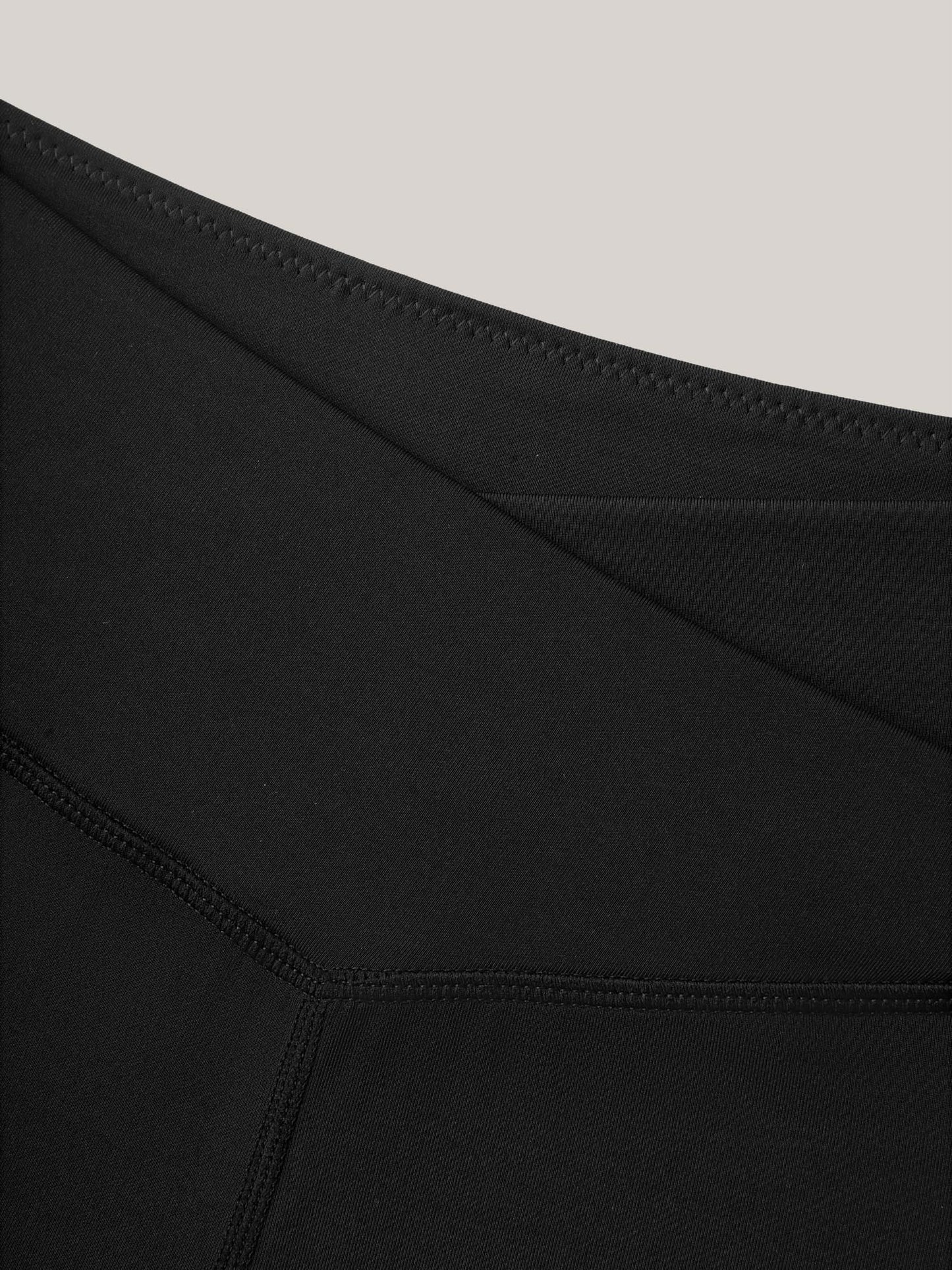 Crossover Waist Very Stretchy Wide-Leg Pants