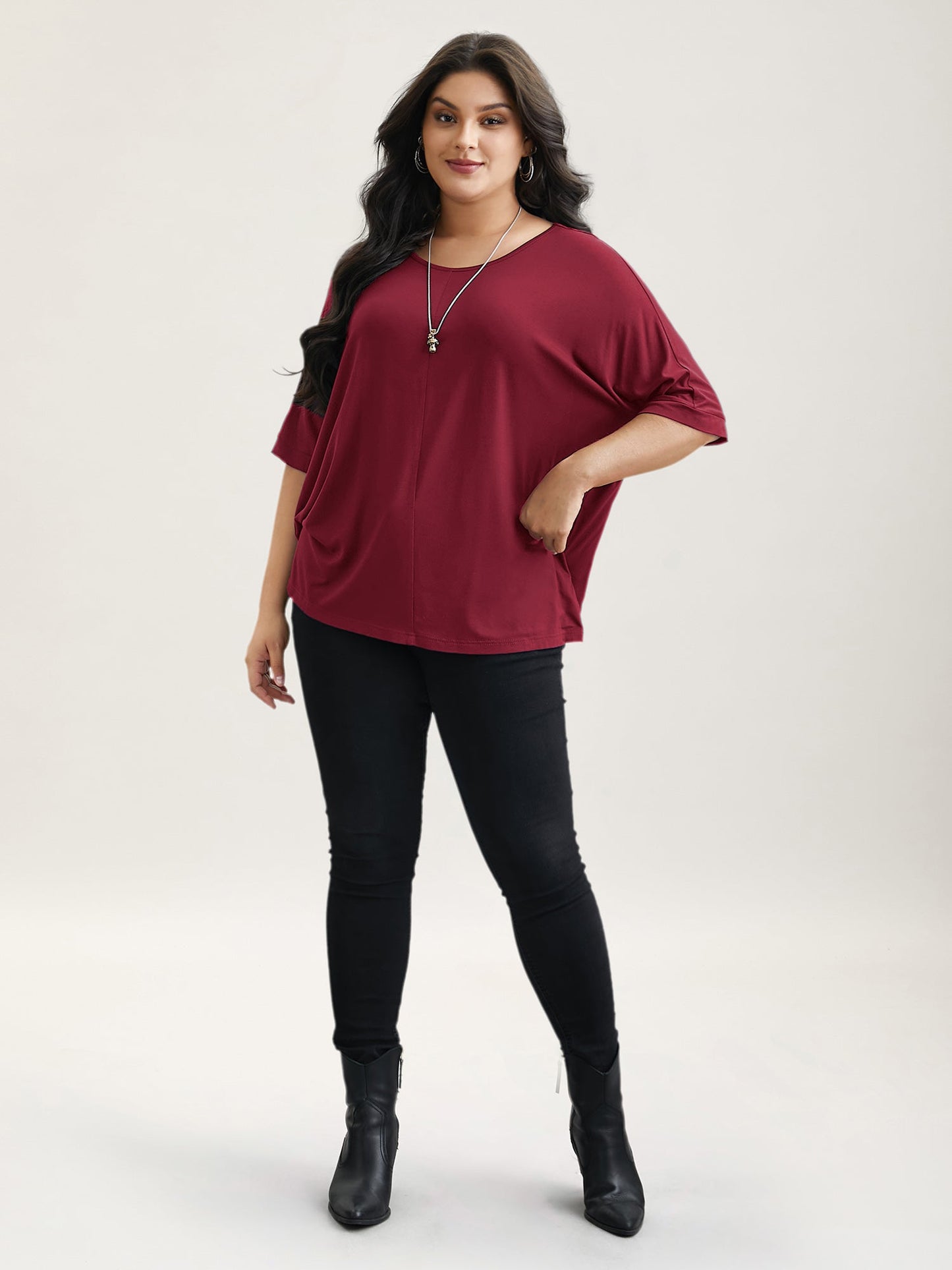 Supersoft Round Neck Plain T-Shirt