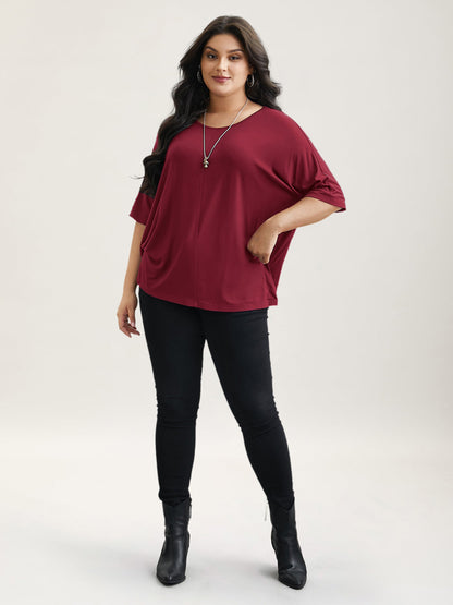 Supersoft Round Neck Plain T-Shirt
