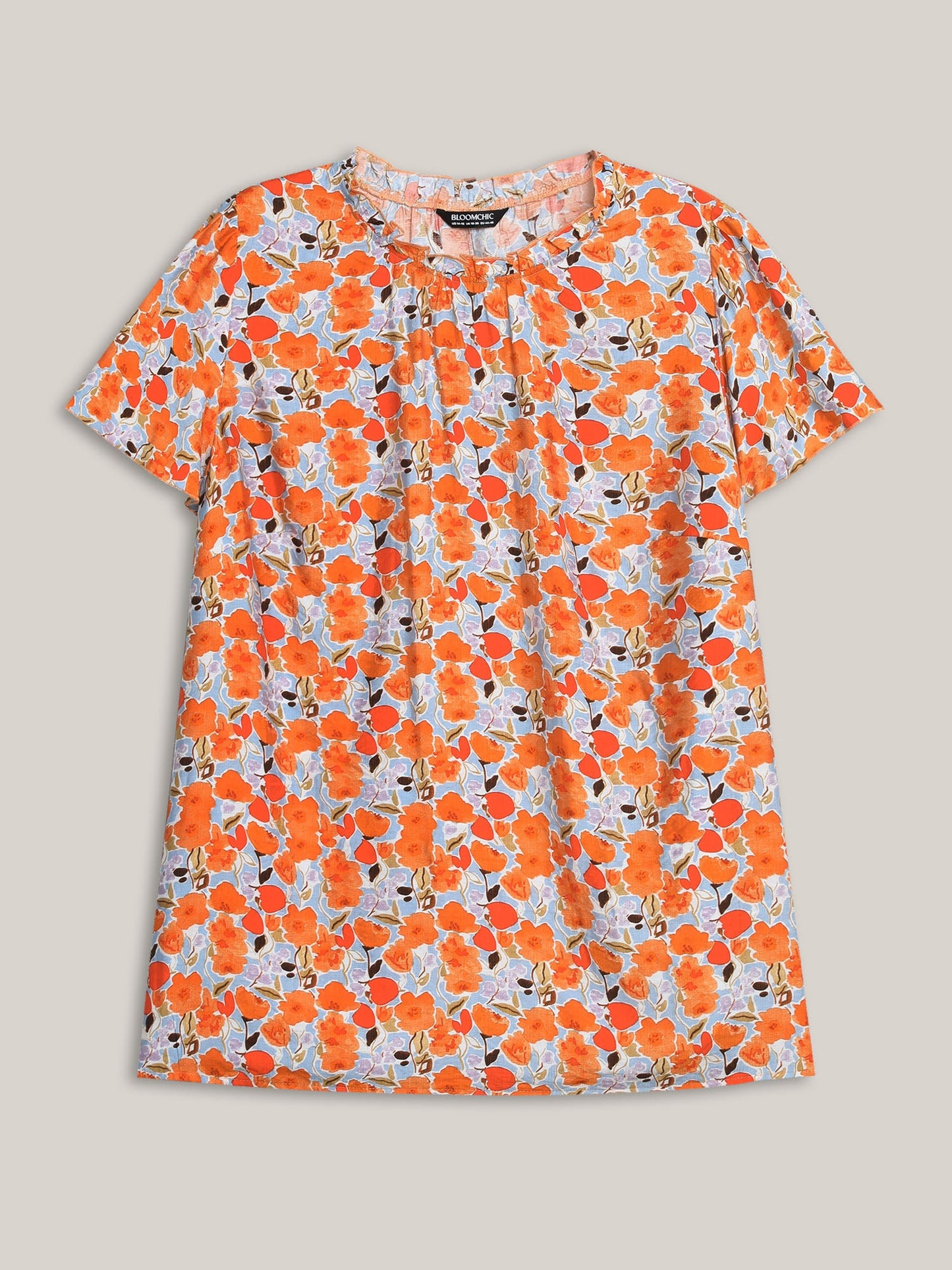 In Full Bloom Mock Neck Shirt