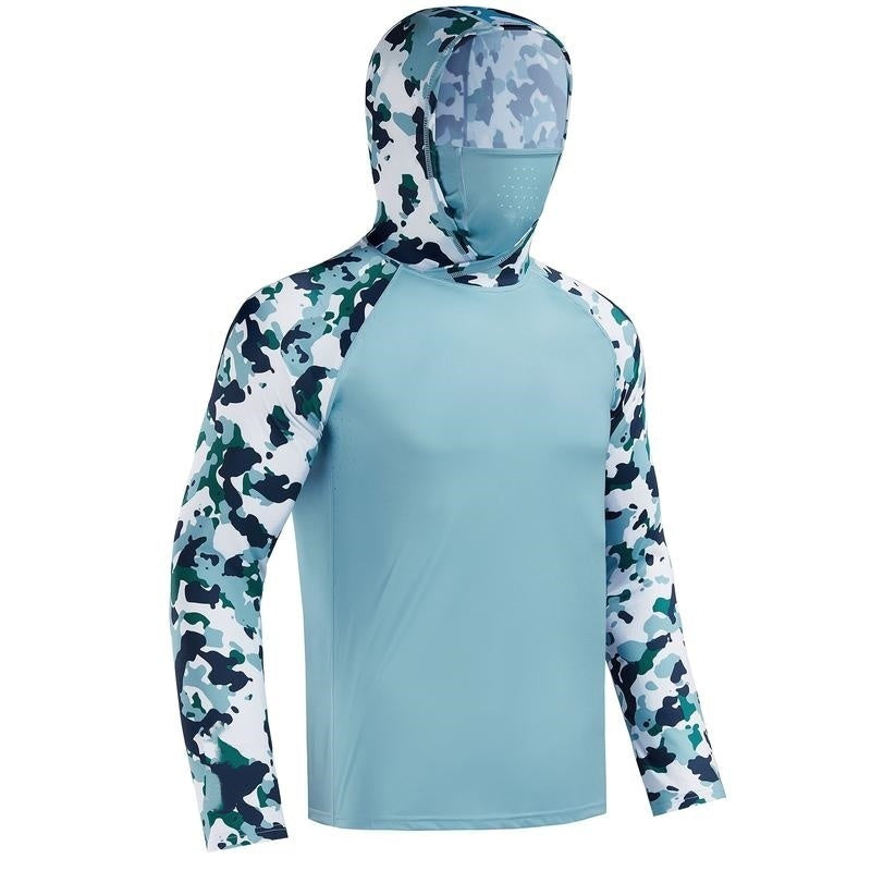 UPF 50+ Sun Protection UV Protection Breathable Cool Hoodie with Mask