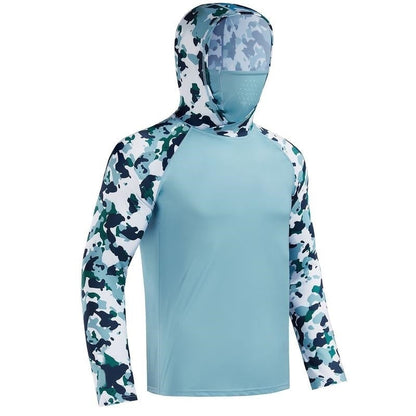 UPF 50+ Sun Protection UV Protection Breathable Cool Hoodie with Mask