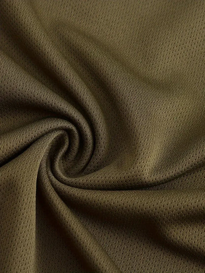 Men's solid color round neck sports breathable quick-drying T-shirt, Clearance Items 2024