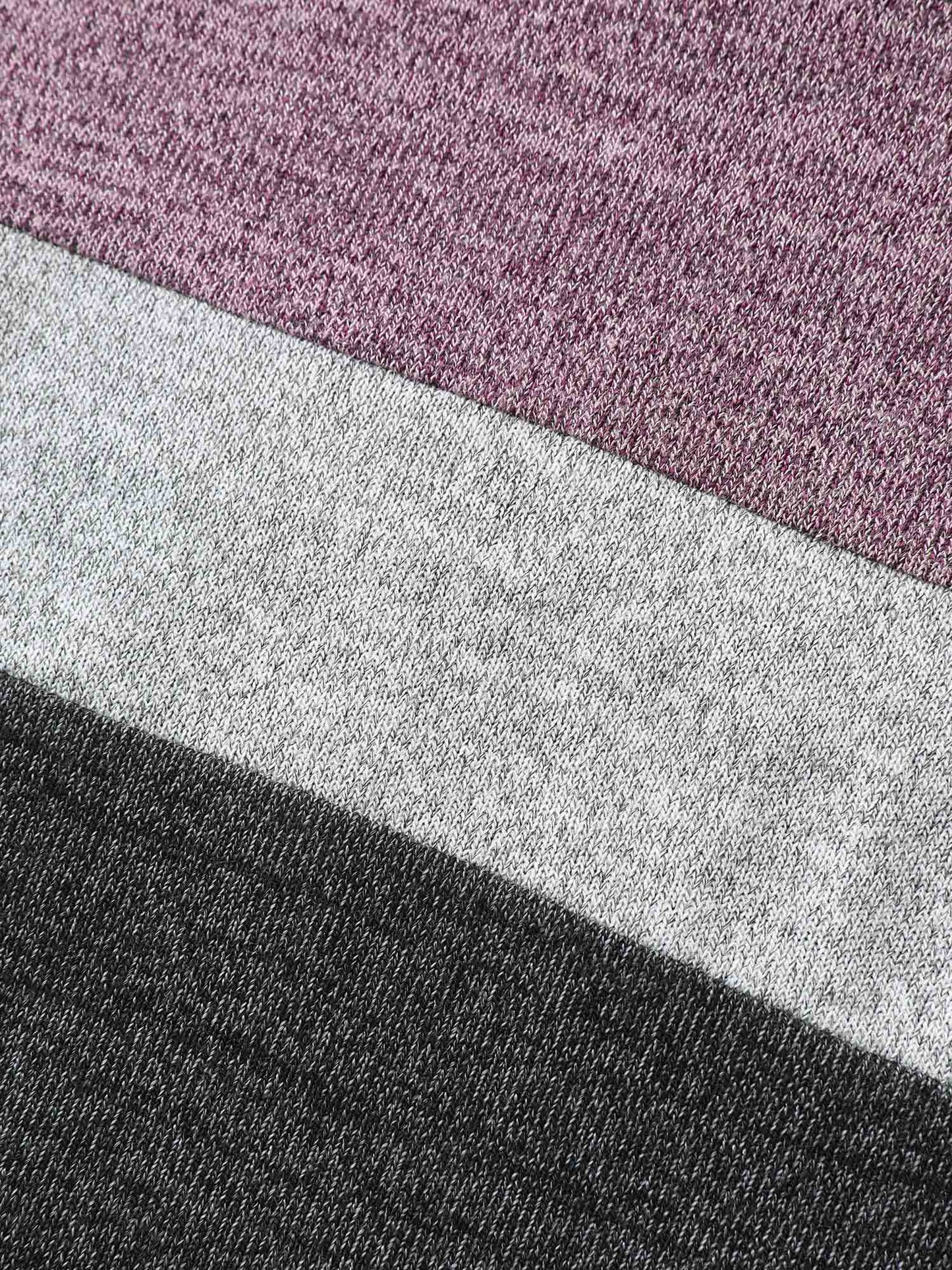 Heather Colorblock Contrast Crew Neck T-shirt