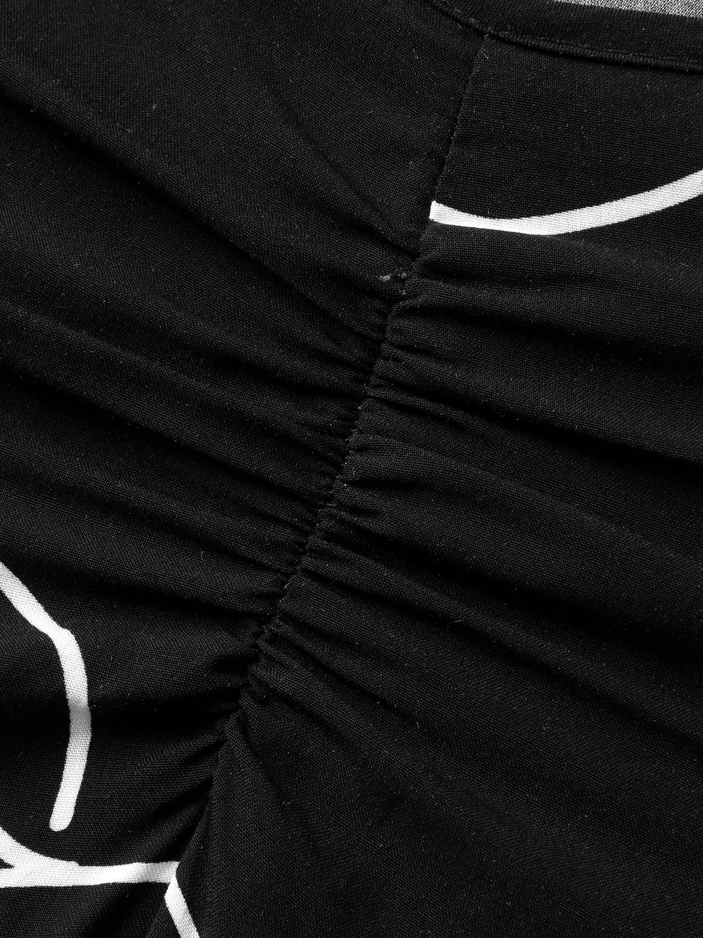 Rayon Floral Stretchy Waist Midi Dress