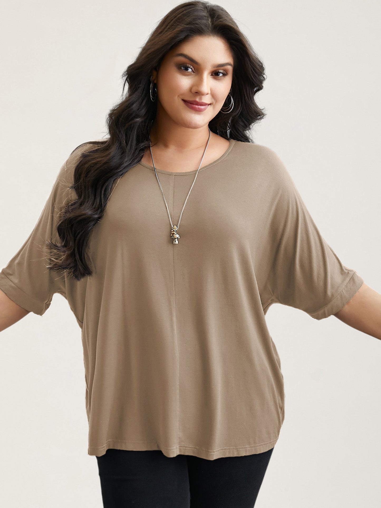 Supersoft Round Neck Plain T-Shirt