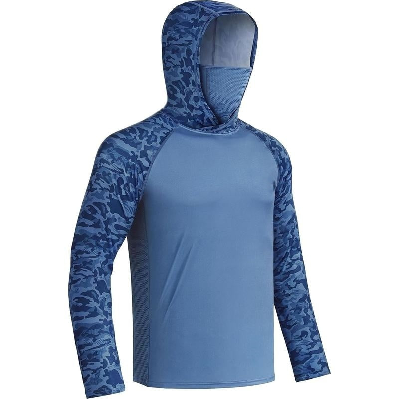 UPF 50+ Sun Protection UV Protection Breathable Cool Hoodie with Mask
