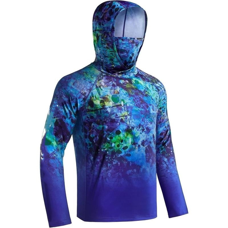 UPF 50+ Sun Protection UV Protection Breathable Cool Hoodie with Mask