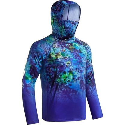 UPF 50+ Sun Protection UV Protection Breathable Cool Hoodie with Mask