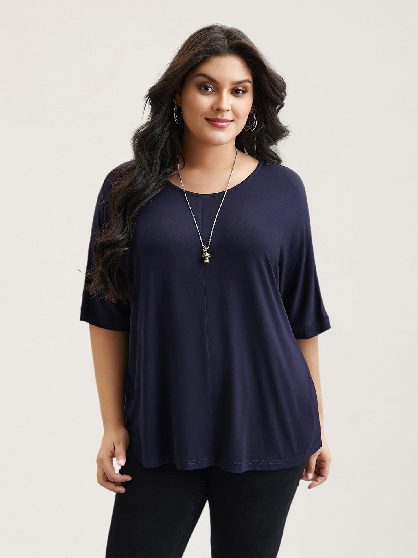 Supersoft Round Neck Plain T-Shirt