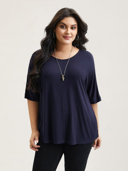 Supersoft Round Neck Plain T-Shirt