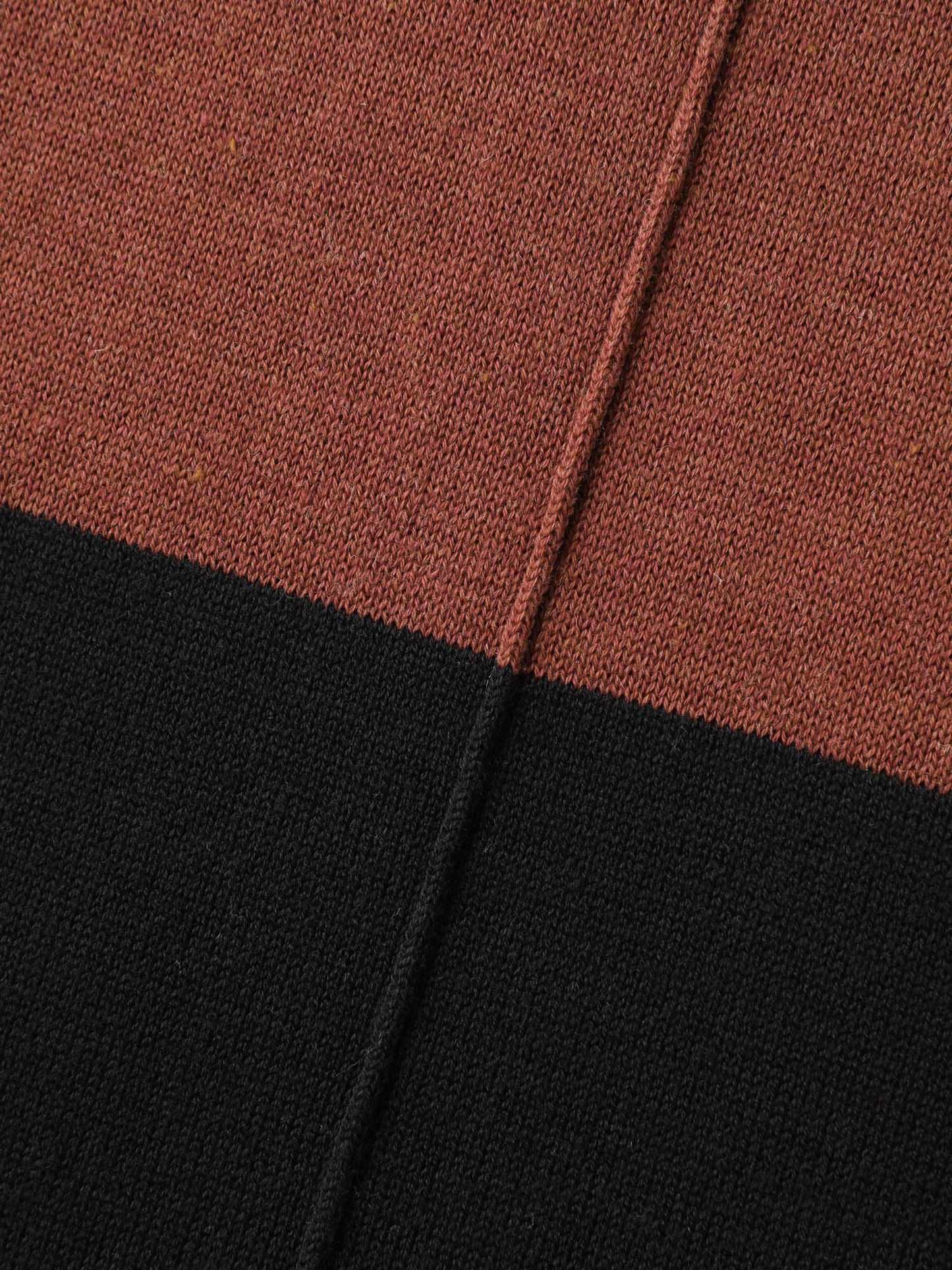 Supersoft Color Block Drop Shoulders Curvy Hem Pullover