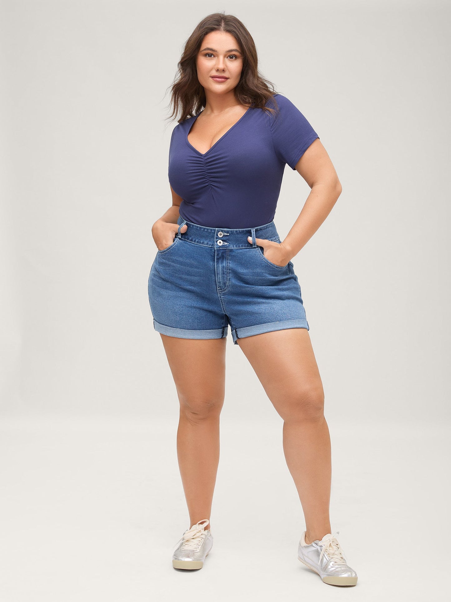 Booty-Lifting Cowboy Denim Shorts