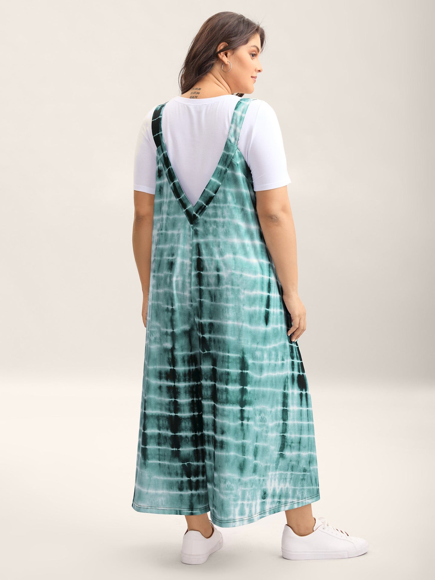 Supersoft Tie-Dye Backless Jumpsuit