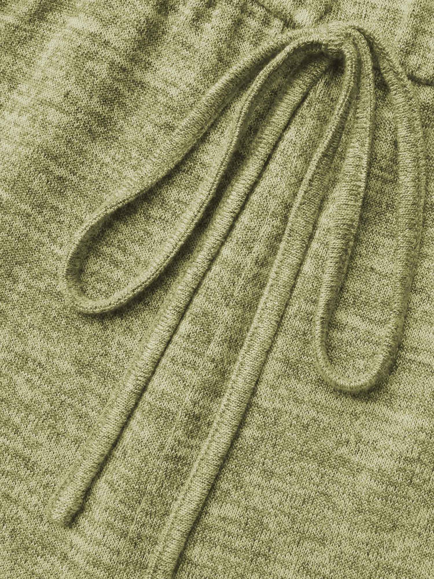 Elastic Waist Overlap Collar Lounge Jumpsuit