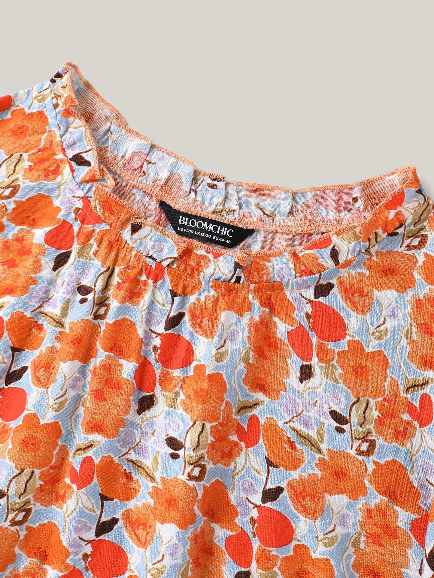 In Full Bloom Mock Neck Shirt